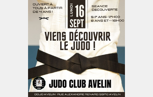 cours d'essai Judo 