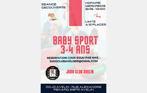 Cours de Baby Sport au JCA